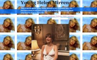 Tumblr: cuenta muestra fotos de Helen Mirren de joven
