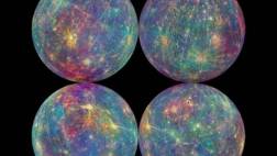 NASA difunde imágenes psicodélicas de Mercurio