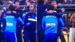 Diego Simeone celebró eufórico gol de Torres en su partido 200