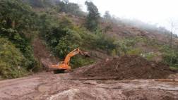Amazonas: carretera Belaunde Terry sigue bloqueada por lluvias