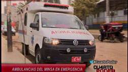 Ambulancias con desperfectos fueron entregadas a nivel nacional