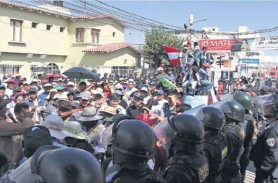 Tía María: Advierten que infiltrados usan dinamita en protestas