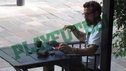 Polémico Daniel Osvaldo: fue visto fumando previo al clásico