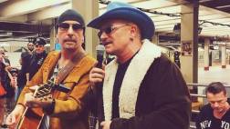 U2 cantó gratis en el metro de Nueva York