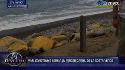 Costa Verde: inician construcción de sardinel en tercer carril