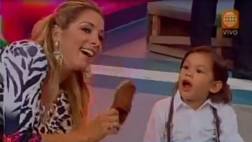 Sofía Franco presentó a su hijo en programa "Al aire"