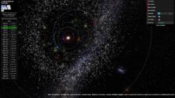 Mapa interactivo muestra los asteroides cercanos a la Tierra