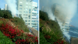 Barranco: doce niños fueron evacuados por incendio en malecón