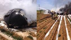 Al menos 3 muertos tras estrellarse un avión militar en España