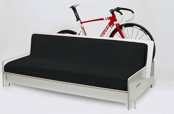 Para ciclistas: coloca tu bicicleta en estos curiosos muebles