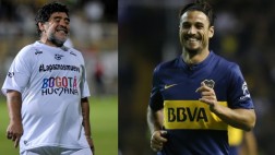 Maradona llamó a Osvaldo para motivarlo antes de 'Superclásico'