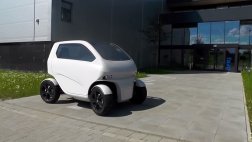 EO Smart Connecting Car 2, el auto que se encoge para aparcar