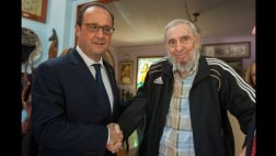 François Hollande defiende su encuentro con Fidel Castro