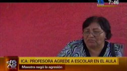 Ica: Graban a profesora golpeando a alumno dentro del aula