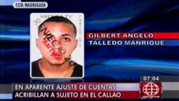 Callao: acribillan a sujeto en presunto ajuste de cuentas