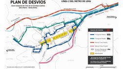 Metro de Lima: cierre de Carretera Central inicia miércoles 20