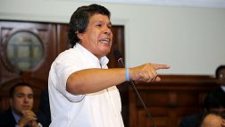 Pleno del Congreso decidió suspender a Heriberto Benítez