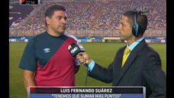 Luis Fernando Suárez: "No nos hemos sacado el peso de encima"