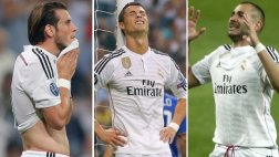 Real Madrid: Cristiano, Bale y Benzema son los más criticados
