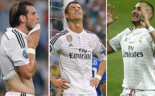 Real Madrid: Cristiano, Bale y Benzema son los más criticados