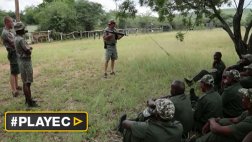 Sudáfrica: la dura formación para evitar caza de rinocerontes