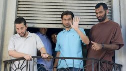 Ex presos de Guantánamo acampan frente a embajada de EE.UU.