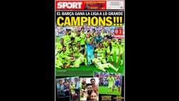 Barcelona: reacciones de la prensa tras el título de la liga
