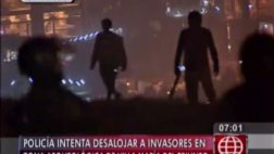 VMT: invasores de Tablada de Lurín se enfrentaron a la Policía