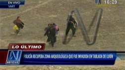Desalojo en VMT: detenidos y PNP heridos en enfrentamientos