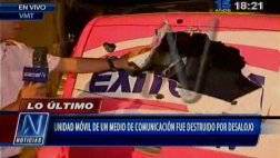 Tablada de Lurín: periodistas fueron agredidos por invasores