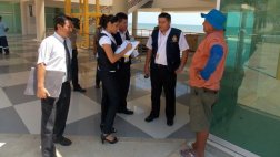 Zorritos: fiscales anticorrupción inspeccionan obra de malecón