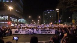 Uruguayos marchan en memoria de las víctimas de la dictadura