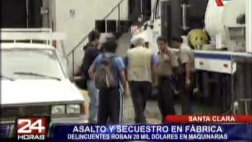 Santa Clara: asaltan y secuestran a trabajadores de fábrica