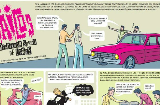 Los Saicos: el demoledor sonido de Lince en un cómic