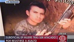 Callao: militar que luchó en el Vraem asesinado por pandilleros