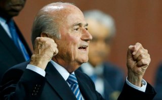 "Let's go FIFA": Blatter festejó así su cuarta reelección