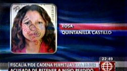 Piden cadena perpetua para mujer que se quedó con niño perdido