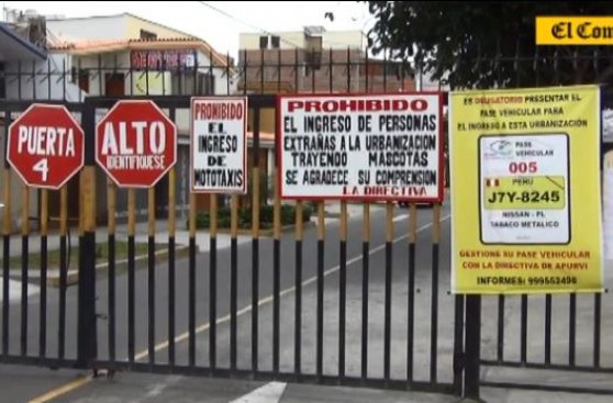 Rejas en las calles convierten a Lima en una ciudad inaccesible