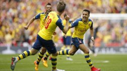 Arsenal goleó 4-0 a Aston Villa y es bicampeón de la FA Cup