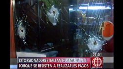 VES: extorsionadores balean hostal para exigir pago de cupos