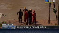 Junín: reportan un fallecido tras huaico que arrastró vehículos