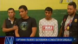 Capturan a peligrosos ‘bujieros’ que asaltaban en Surquillo