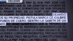 Roban pistola a policía en plena sede de la Dirincri