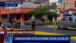 Denuncian robo de rejas en San Luis a plena luz del día