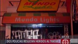 Cercado: dos policías heridos de bala al intentar evitar asalto
