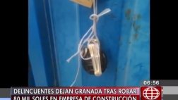 San Miguel: se llevan sueldos de empleados y dejan explosivo