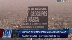 Nasca: invaden zona intangible y geoglifos resultan dañados