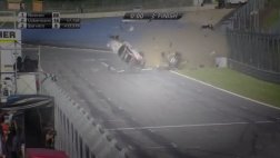 Terrible accidente en carrera... y pilotos salieron ilesos