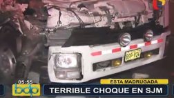 Puente Atocongo: camión provocó accidente que dejó un muerto