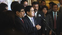 Bancada nacionalista fue convocada de emergencia a Palacio